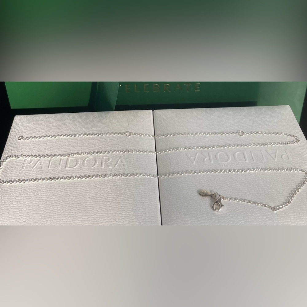 Pandora Silver Cable Chain Necklace